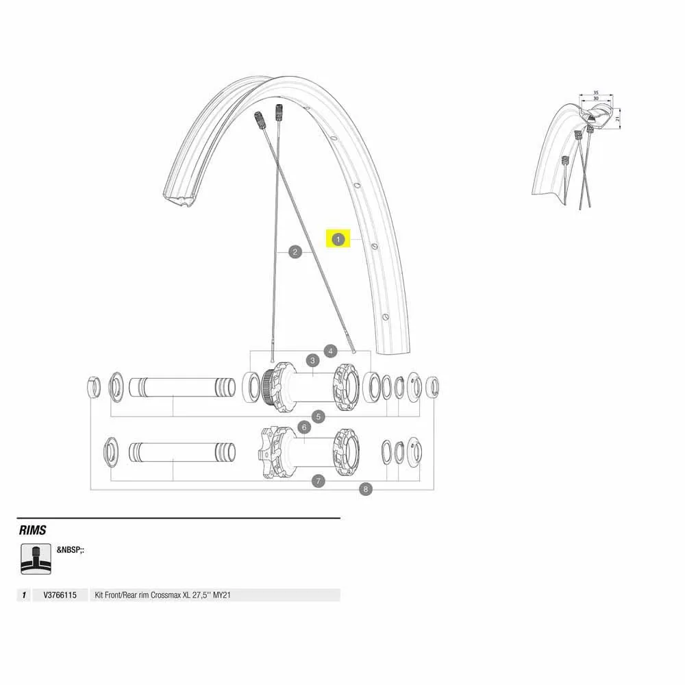 Mavic Crossmax Xl 27.5´´ My21 Ekrar