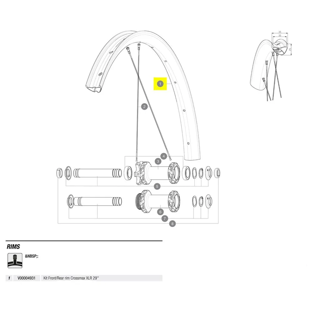 Mavic Crossmax Xlr Fälg, Black, 29"