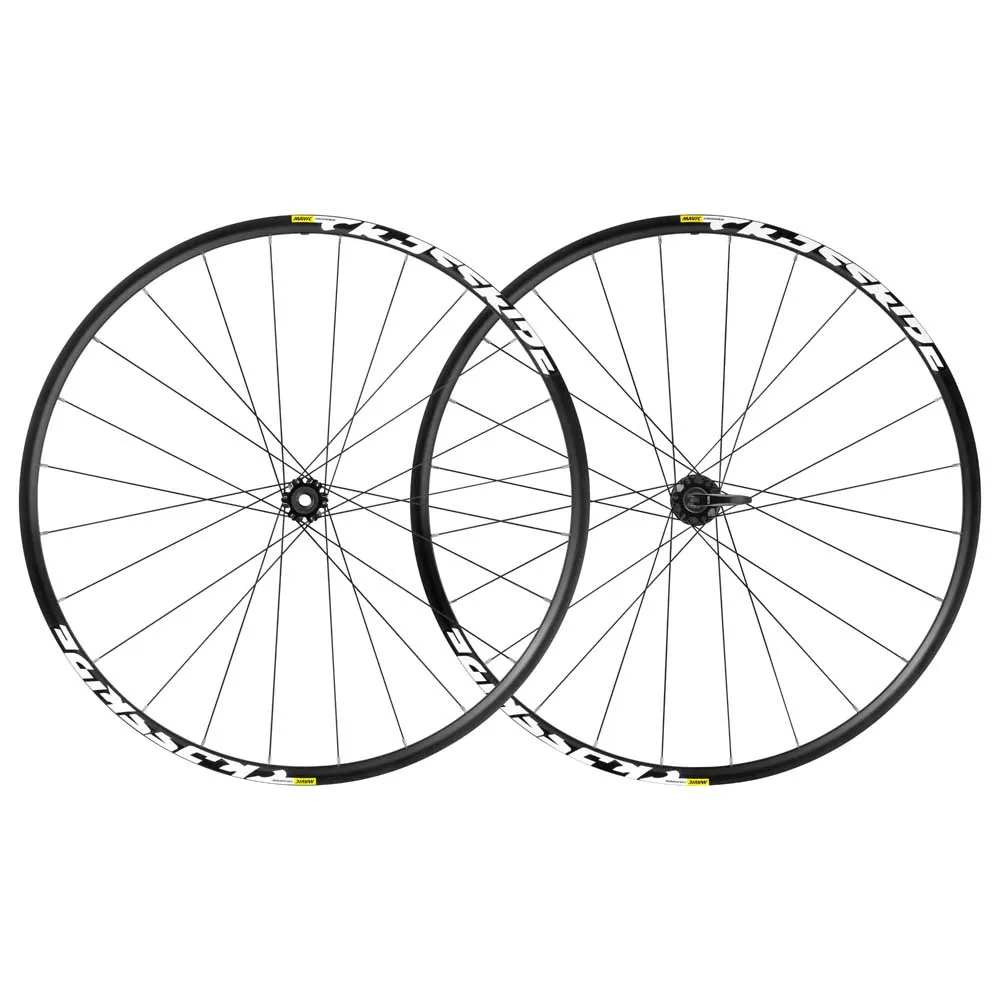 Mavic Crossride Fts-x 26´´ 6b Disc Qr Mtb-hjulset, Black / white, 9/15 x 100 / 9 x 135mm, Shimano/Sram HG