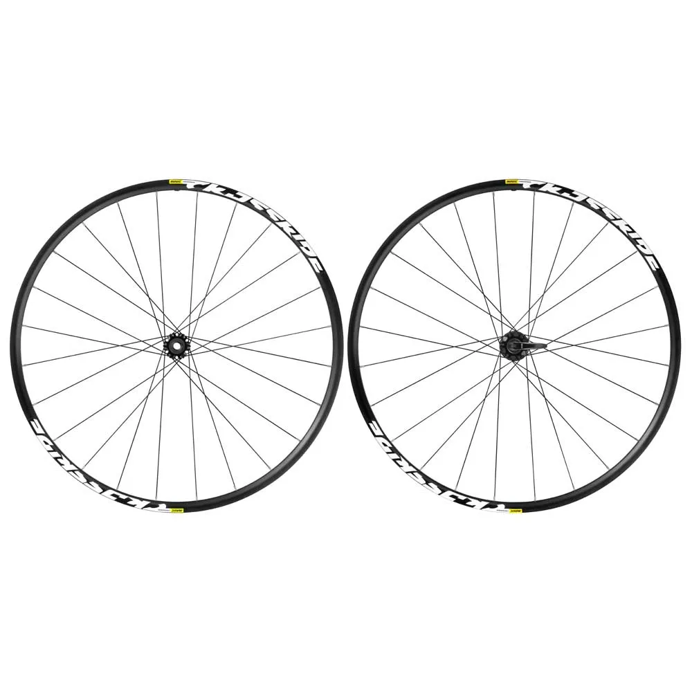 Mavic Crossride Fts-x 26´´ 6b Disc Qr Mtb-hjulset, Black / white, 9/15 x 100 / 9 x 135mm, Shimano/Sram HG