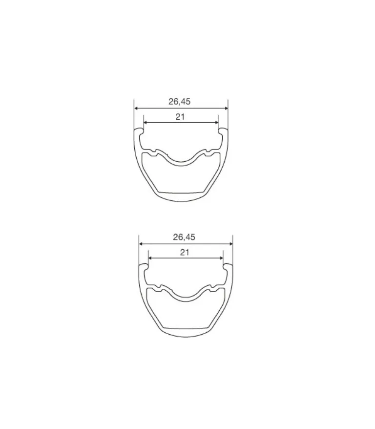 Mavic Crossride FTS-X 26" Framhjul, Black, 9/15 x 100mm