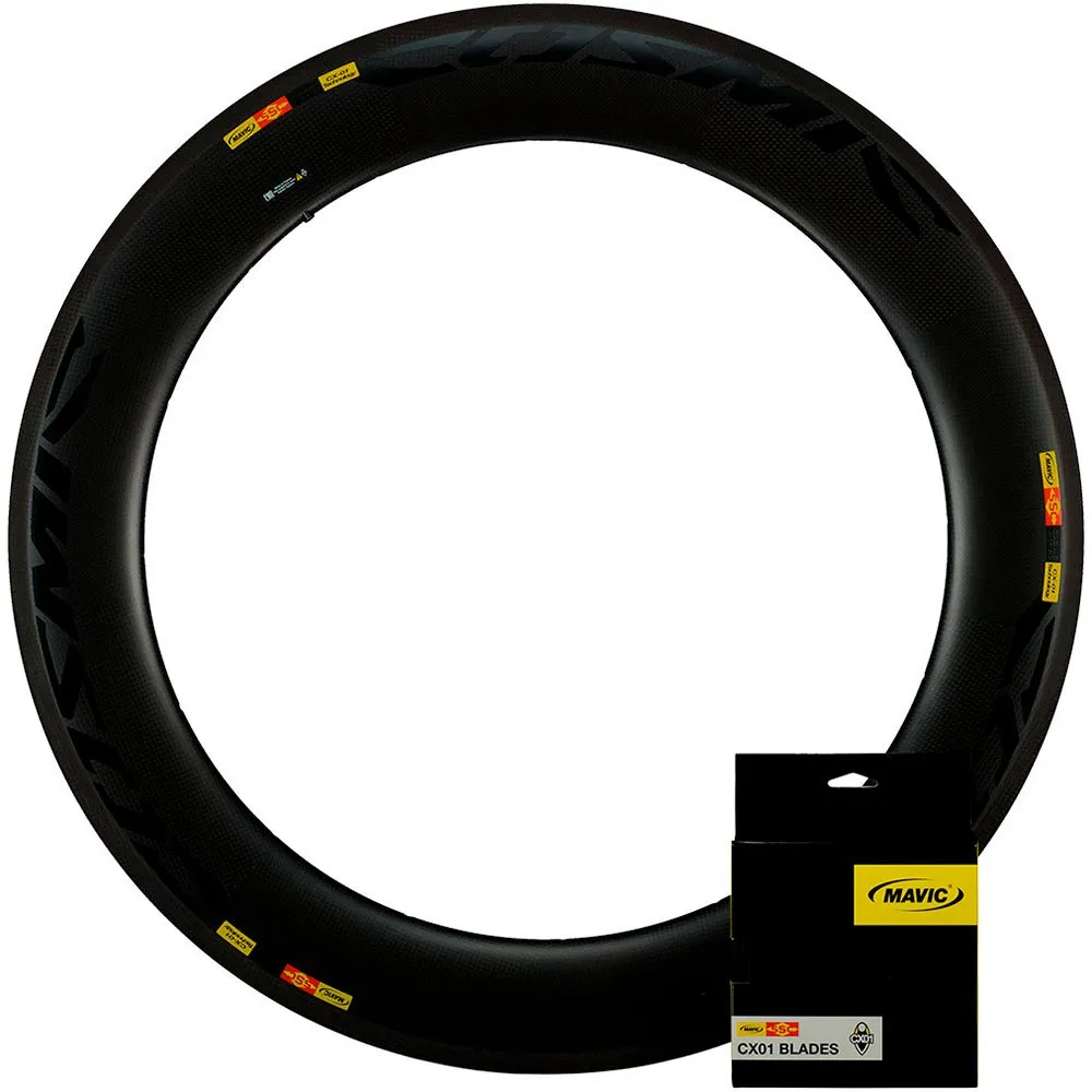 Mavic Cxr Ultimate 80 Tubular Framfälg, Black, 700 - 28" 16H