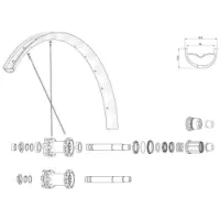 Mavic Deemax Elite Bakfälg Mavic Deemax Elite Bakfälg