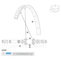 Mavic Deemax Elite/e-xa Elite 27.5 2019 Front Ekrar 14 Enheter Mavic Deemax Elite/e-xa Elite 27.5 2019 Front Ekrar 14 Enheter