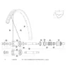 Mavic E-crossmax 29 Bakre Högra Ekrar 14 Enheter, Black, 299mm
