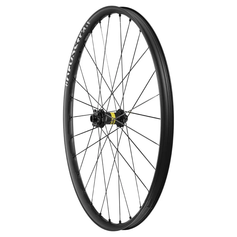 Mavic E-crosstrail Sl 27.5´´ Boost 6b Disc Tubeless Mtb Framhjul, Black, 15 x 110mm