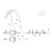 Mavic E-deemax Pro 19 Bakfälg Mavic E-deemax Pro 19 Bakfälg