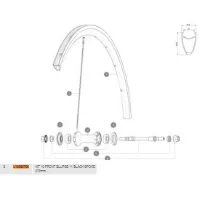 Mavic Ellipse 2011 Front Eker 10 Enheter