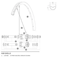 Mavic Ersatzachse 15 x 100 mm QRM Auto Modell 2018 Mavic Ersatzachse 15 x 100 mm QRM Auto Modell 2018