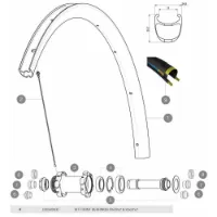 Mavic Främre Navlagerset