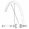 Mavic Front Ebm Allroad S Landsvägscykelfälg, Black, 700 - 28"