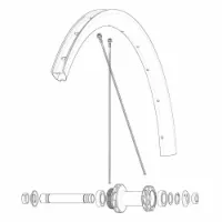 Mavic Front/rear Cosmic Sl/sls 32 Disc Landsvägscykelfälg