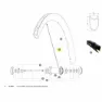 Mavic Kit 10 Front/rear Cosmic Pro Carbon Ust Ekrar, Black, 268mm
