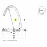 Mavic Kit 10 Front/rear Rsys 2020 Ekrar, Black, 282.7mm