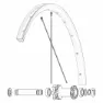 Mavic Kit 12 Front Ebm Allroad S Ekrar, Black, 294mm