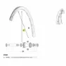 Mavic Kit 12 Front Ksyrium S Disc Ebm Ekrar, Black, 291mm