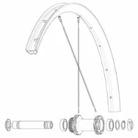 Mavic Kit 12 Front/rear Allroad 650b Ekrar