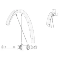 Mavic Kit 12 Front/rear Allroad Sl Road Ekrar Mavic Kit 12 Front/rear Allroad Sl Road Ekrar