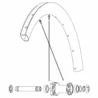 Mavic Kit 12 Front/rear Cosmic Sl 45 Disc Ekrar Mavic Kit 12 Front/rear Cosmic Sl 45 Disc Ekrar
