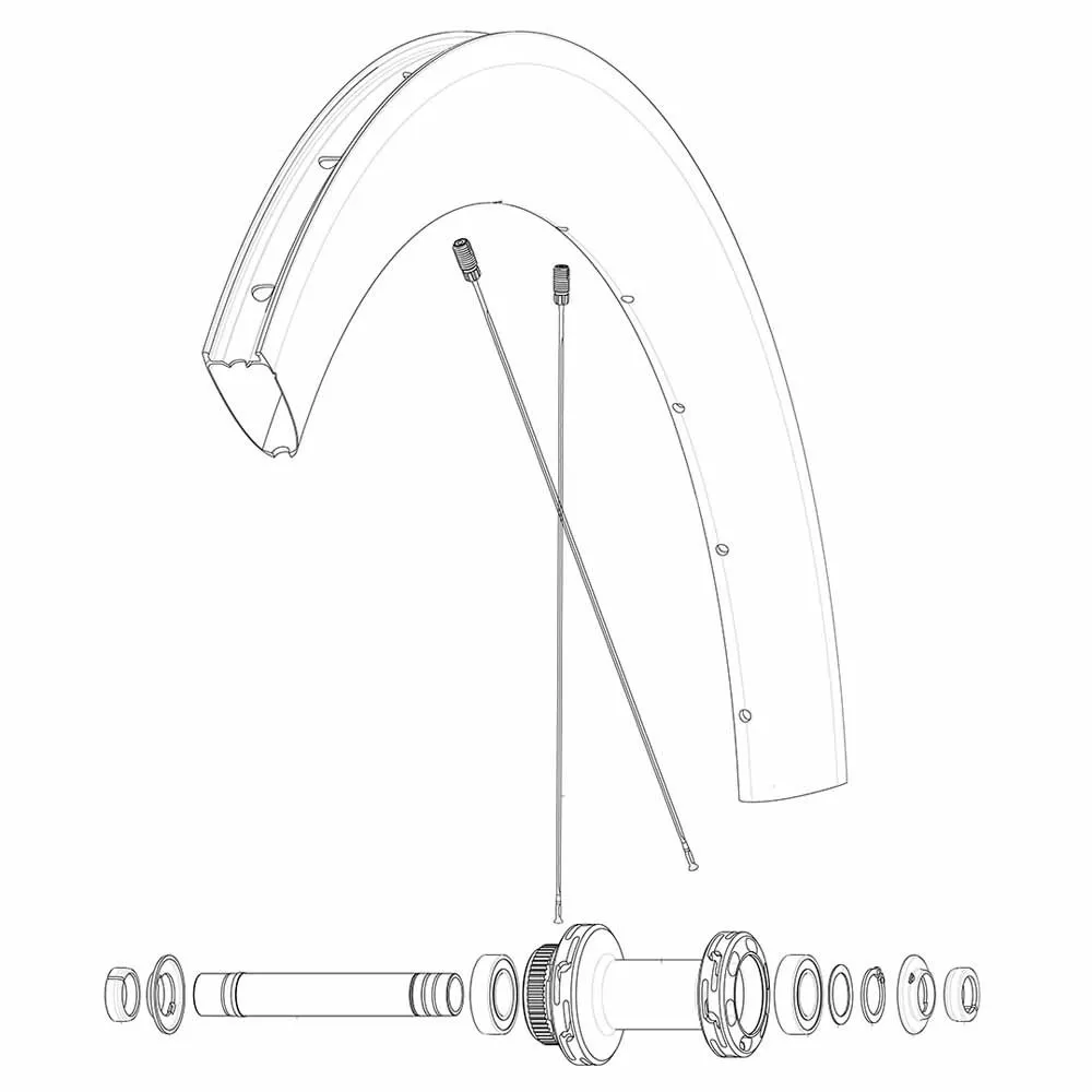 Mavic Kit 12 Front/rear Cosmic Sl 65 Disc Ekrar, Black, 254mm Mavic Kit 12 Front/rear Cosmic Sl 65 Disc Ekrar, Black, 254mm