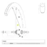 Mavic Kit 12 Front/rear Cosmic Slr 45 Disc Ekrar, Black, 278mm
