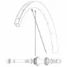 Mavic Kit 12 Front/rear Cosmic Sls 32 Disc Ekrar, Black, 284mm