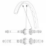 Mavic Kit 12 Rear Ds Cosmic Slr 40 Rb Ekrar, Black, 266mm