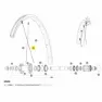 Mavic Kit 12 Rear Ksyrium Sl Ds Ekrar, Black, 278mm