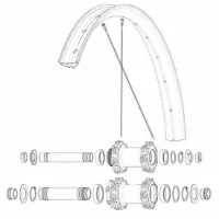 Mavic Kit 14 Front Edeemax 27.5´´ Ekrar Mavic Kit 14 Front Edeemax 27.5´´ Ekrar