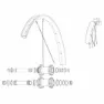 Mavic Kit 14 Front Edeemax 29´´ Ekrar, Black, 303mm