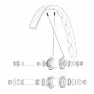 Mavic Kit 14 Front Edeemax S 27.5´´ Ekrar, Black, 287mm