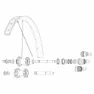 Mavic Kit 14 Rear Drive Side Edeemax 27.5´´ Ekrar, Black, 284mm