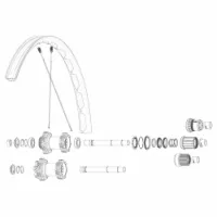 Mavic Kit 14 Rear Drive Side Edeemax S 29´´ Ekrar Mavic Kit 14 Rear Drive Side Edeemax S 29´´ Ekrar