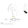 Mavic Kit 2 Front/rear Comete Pro Carbon Ust Ekrar, Black, 256mm