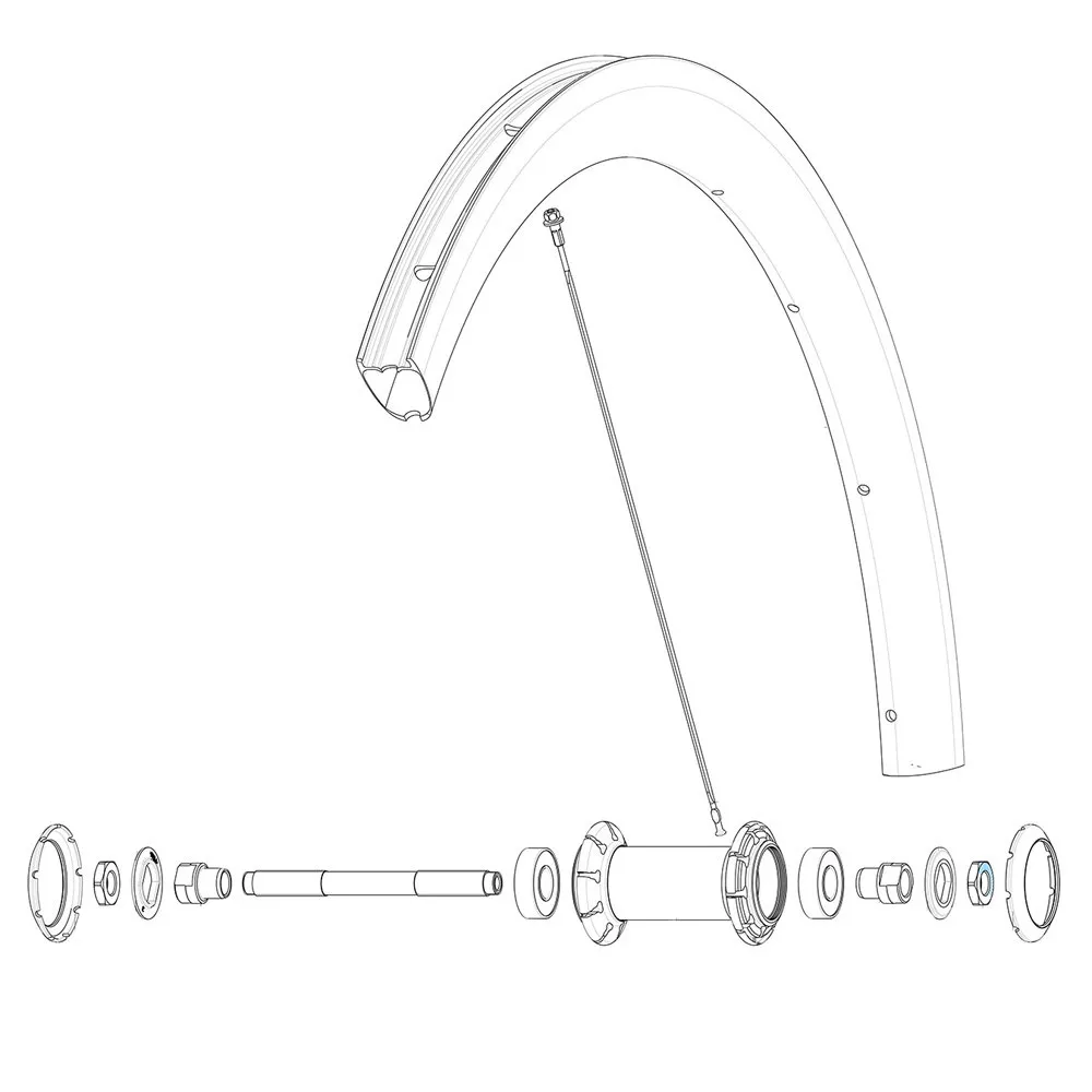 Mavic Kit 2 Front/rear Cosmic Pro Carbon Ust Ekrar, Black, 268mm