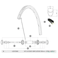 Mavic Ksyrium 2017-18 Front Ekrar 10 Enheter Mavic Ksyrium 2017-18 Front Ekrar 10 Enheter