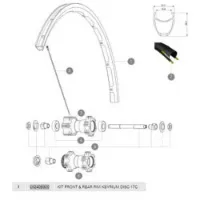 Mavic Ksyrium Disc 17c Fälg Mavic Ksyrium Disc 17c Fälg