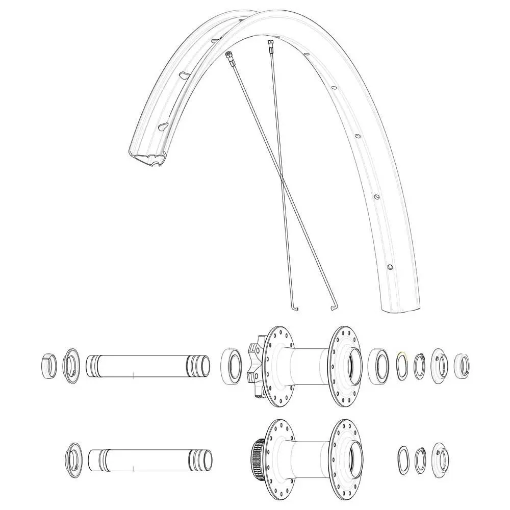 Mavic Ksyrium Ebm X20 Ekrar 14 Enheter, Black, 277mm Mavic Ksyrium Ebm X20 Ekrar 14 Enheter, Black, 277mm