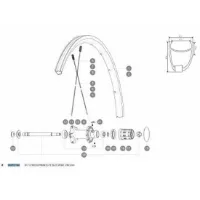 Mavic Ksyrium Elite 2016-17 Trasero Izquierdo 10 Unidades Ekrar