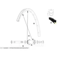 Mavic Ksyrium Elite Disc Ust 20 Framfälg Mavic Ksyrium Elite Disc Ust 20 Framfälg
