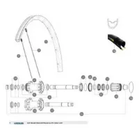 Mavic Ksyrium Elite Disc Ust Bakfälg Mavic Ksyrium Elite Disc Ust Bakfälg