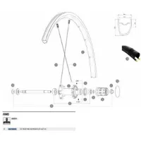 Mavic Ksyrium Elite Ust 20 Bakfälg
