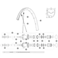 Mavic Ksyrium Pro Allroad Bakfälg Mavic Ksyrium Pro Allroad Bakfälg