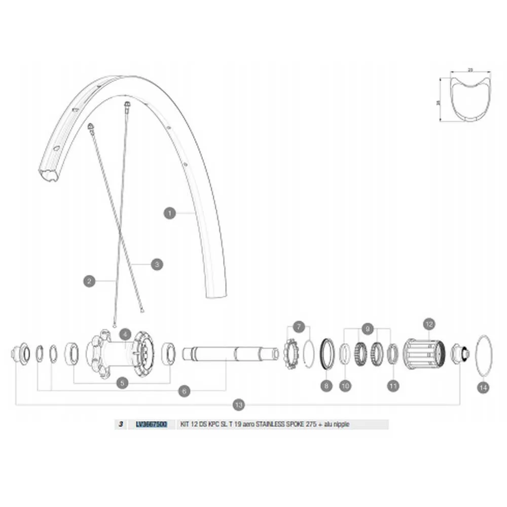 Mavic Ksyrium Pro Carbon Sl T Bakre Högra Ekrar 12 Enheter, Black, 275mm