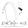 Mavic Ksyrium Pro Carbon Sl Tubular Disc Framfälg, Black, 700 - 28" 24H