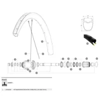 Mavic Ksyrium Pro Carbon Sl Ust Disc 20 Bakfälg