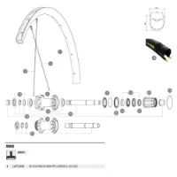 Mavic Ksyrium Pro Carbon Sl Ust Disc Bakfälg