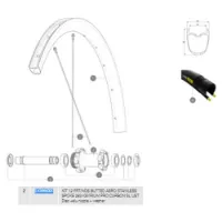 Mavic Ksyrium Pro Carbon Sl Ust Disc Vänstra Ekrar 12 Enheter Mavic Ksyrium Pro Carbon Sl Ust Disc Vänstra Ekrar 12 Enheter