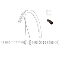 Mavic Ksyrium Pro Carbon Sl Ust Vänstra Ekrar 12 Enheter Mavic Ksyrium Pro Carbon Sl Ust Vänstra Ekrar 12 Enheter