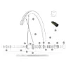 Mavic Ksyrium Pro Carbon Sl Ust Vänstra Ekrar 12 Enheter, Black, 291mm